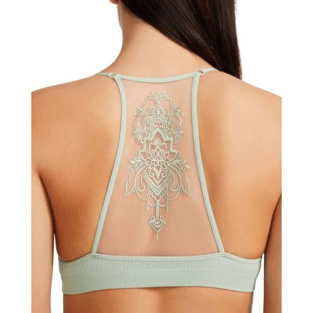 Mint Steve Madden The Ella Mesh Women's Bras | PH 6953XLZ